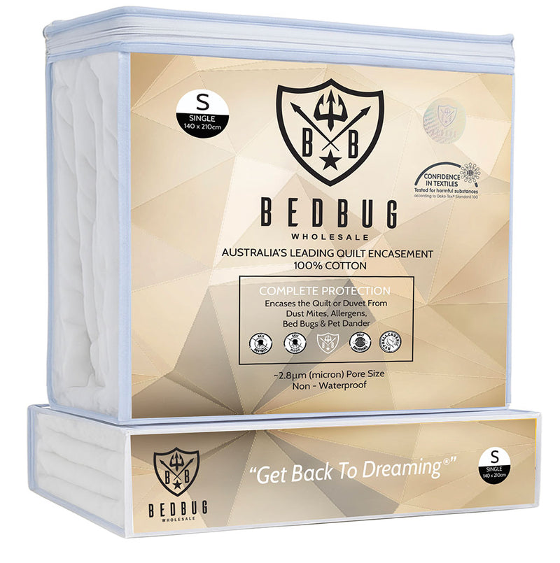 100% Cotton Quilt Cover & Encasement