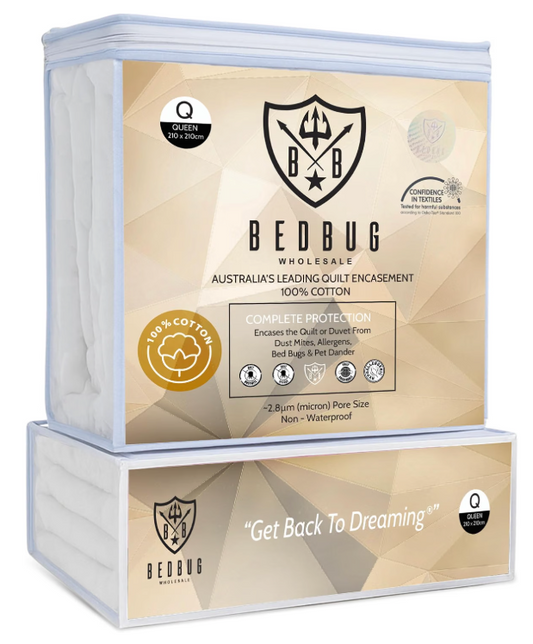 100% Cotton Quilt Cover & Encasement