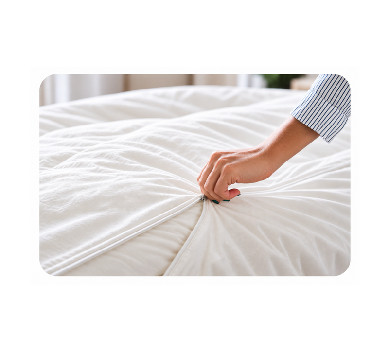 100% Cotton Quilt Cover & Encasement
