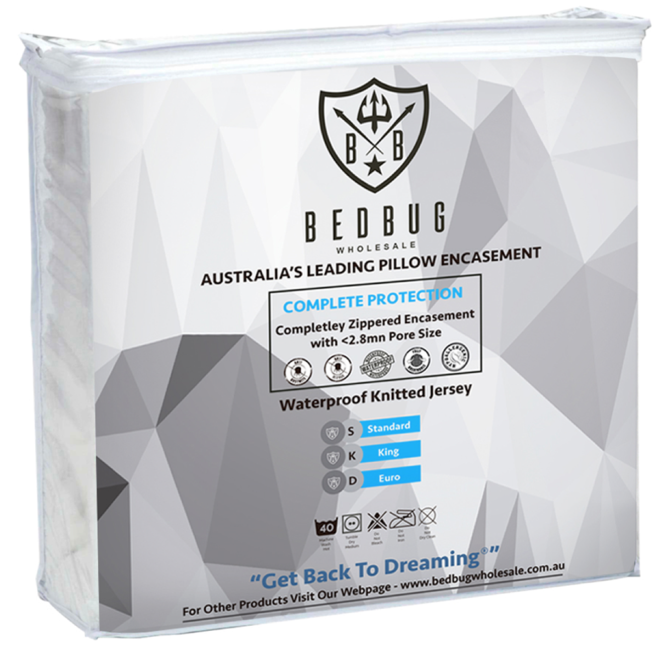 Allergy Dust Mite Bed Bug Pillow Protector